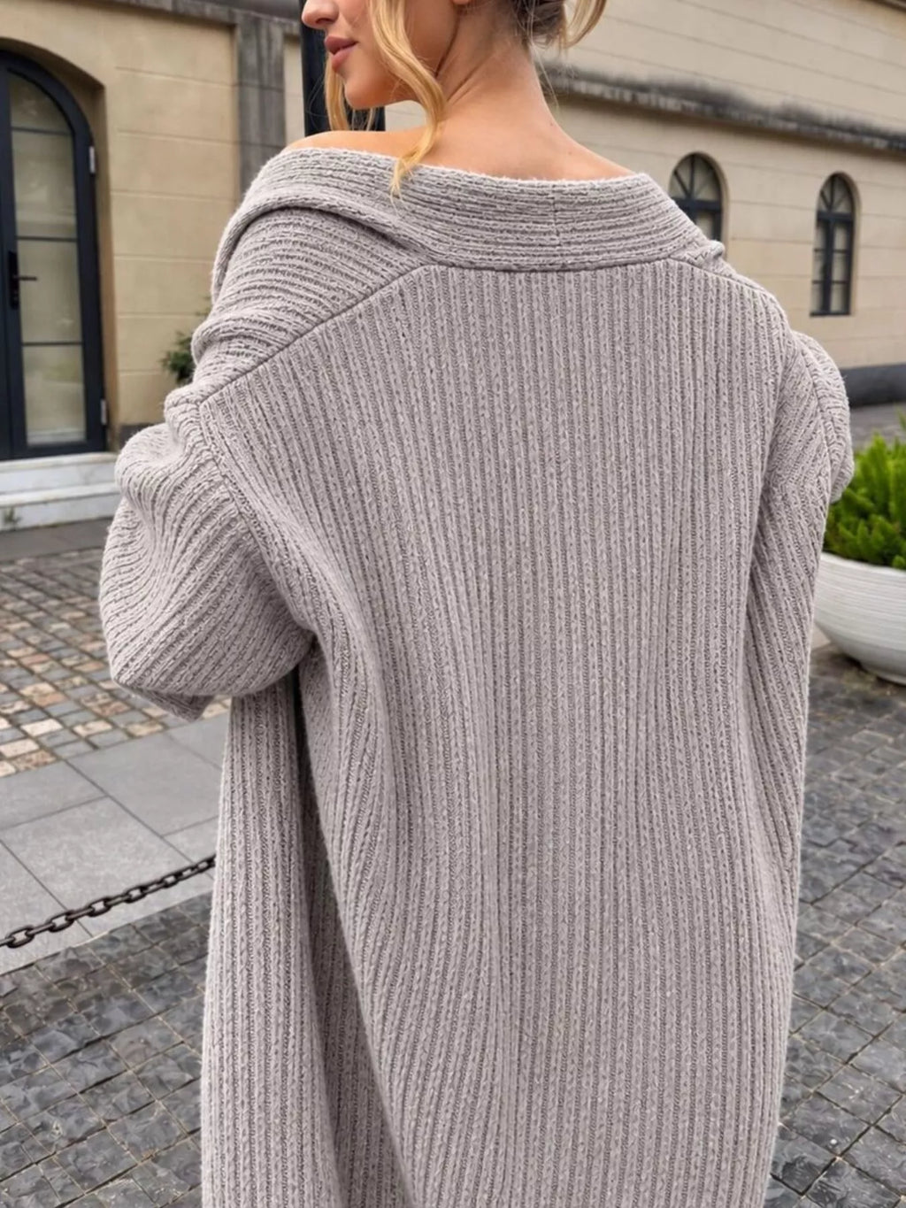 Ribbed Knit Three-piece Sweater Set (3)
