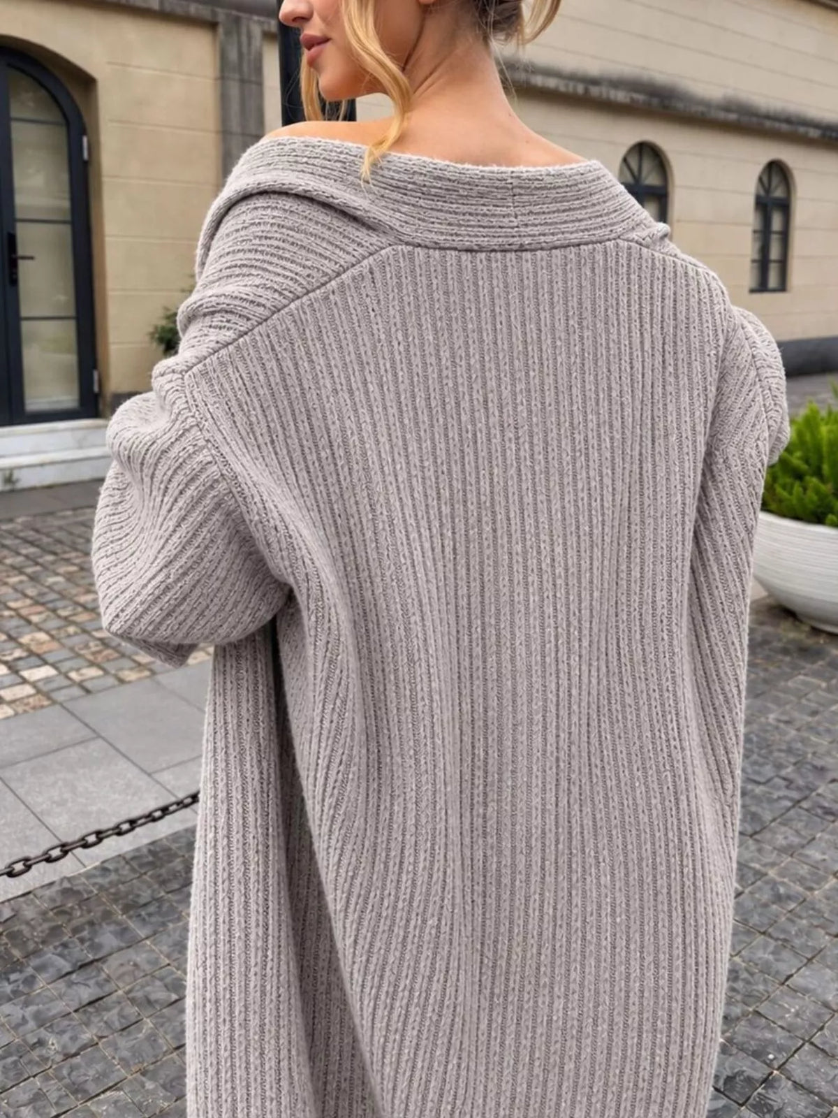 Ribbed Knit Three-piece Sweater Set (3)