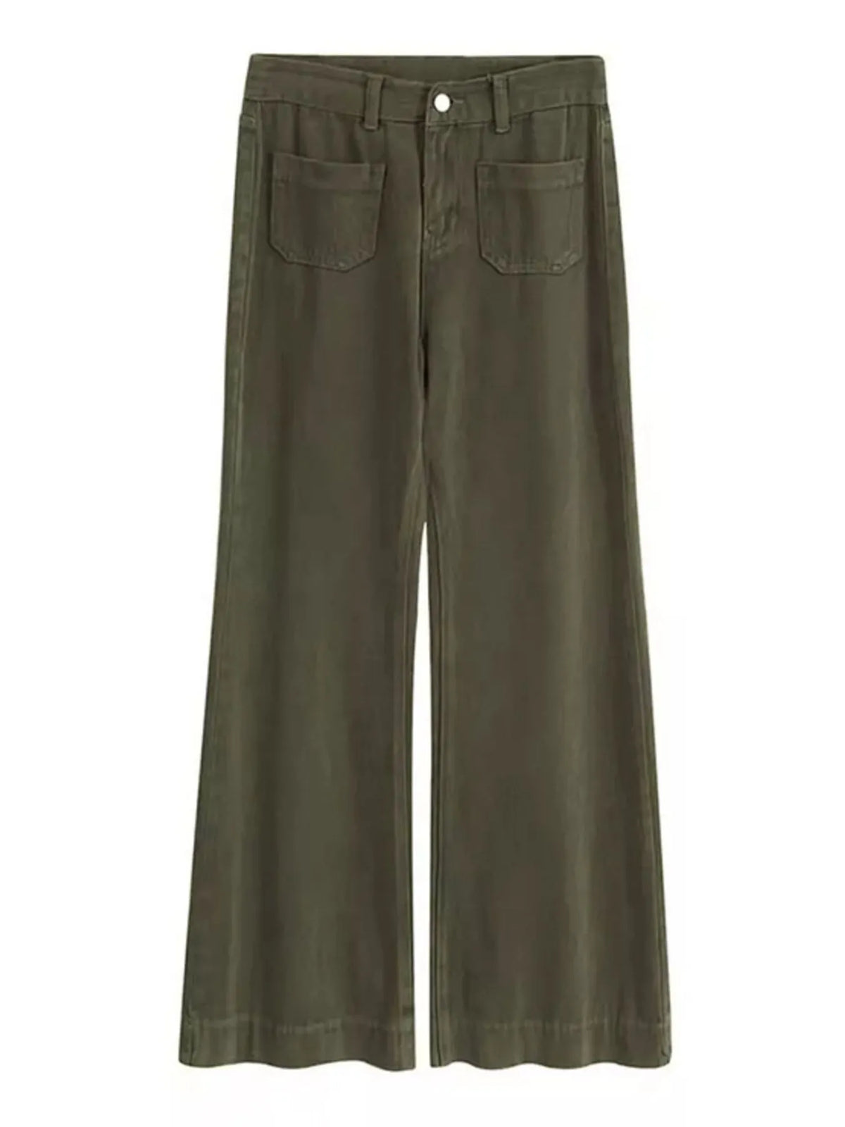 Full Size Wide Leg Pants Pockets Plus (2)