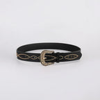 Pu Leather Rhinestone Belt (2)