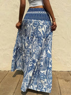 Paisley Print Maxi Skirt (4)