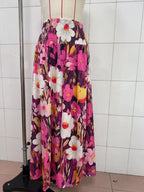 Floral Print High-waisted Maxi Skirt (8)