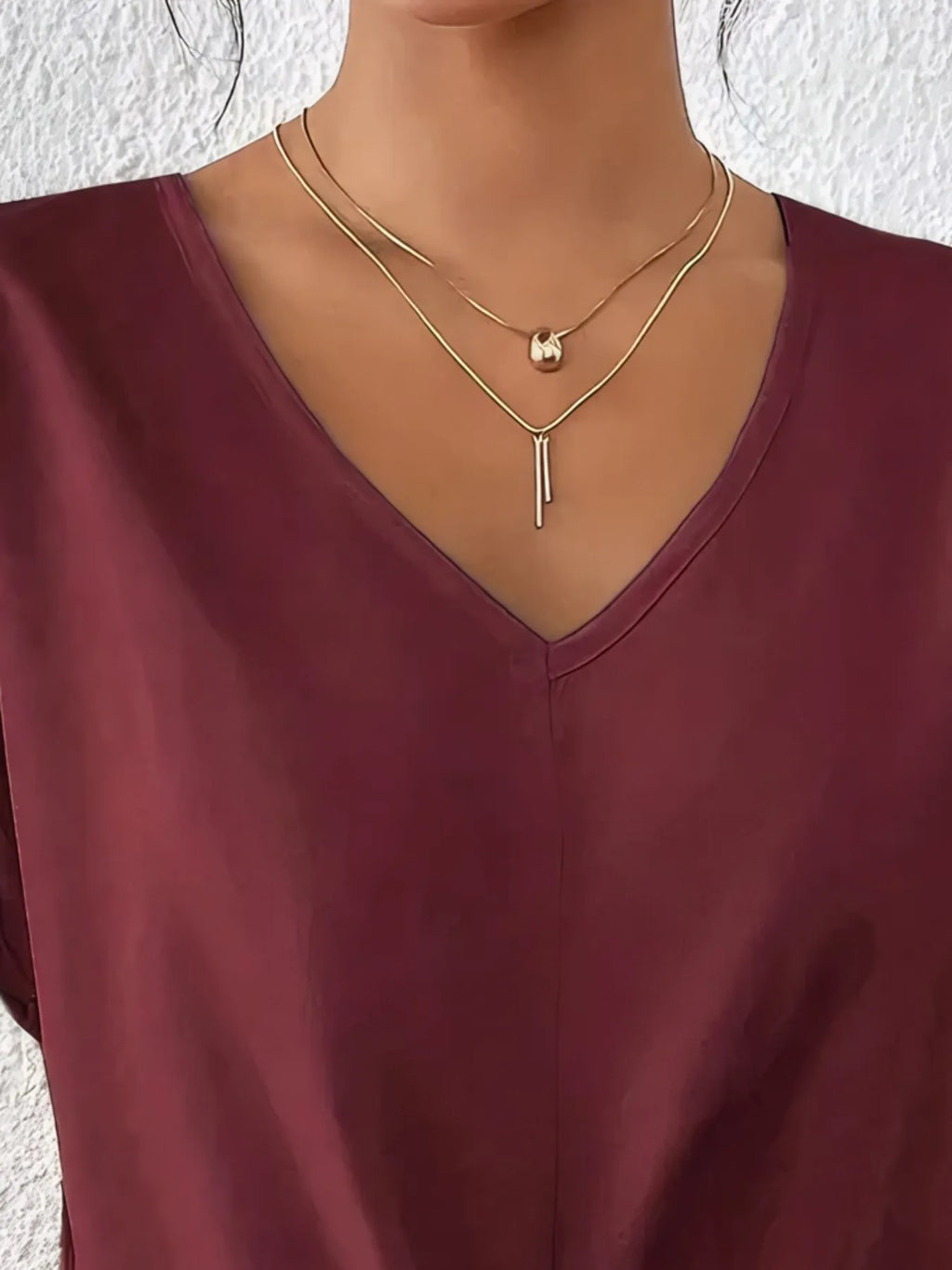 V-neck Twist Front Top (2)
