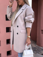 Full Size Double-breasted Wool Coat Plus (13)