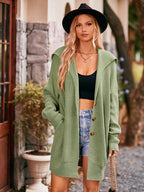 Dropped Shoulder Long Sleeve Cardigan (10)