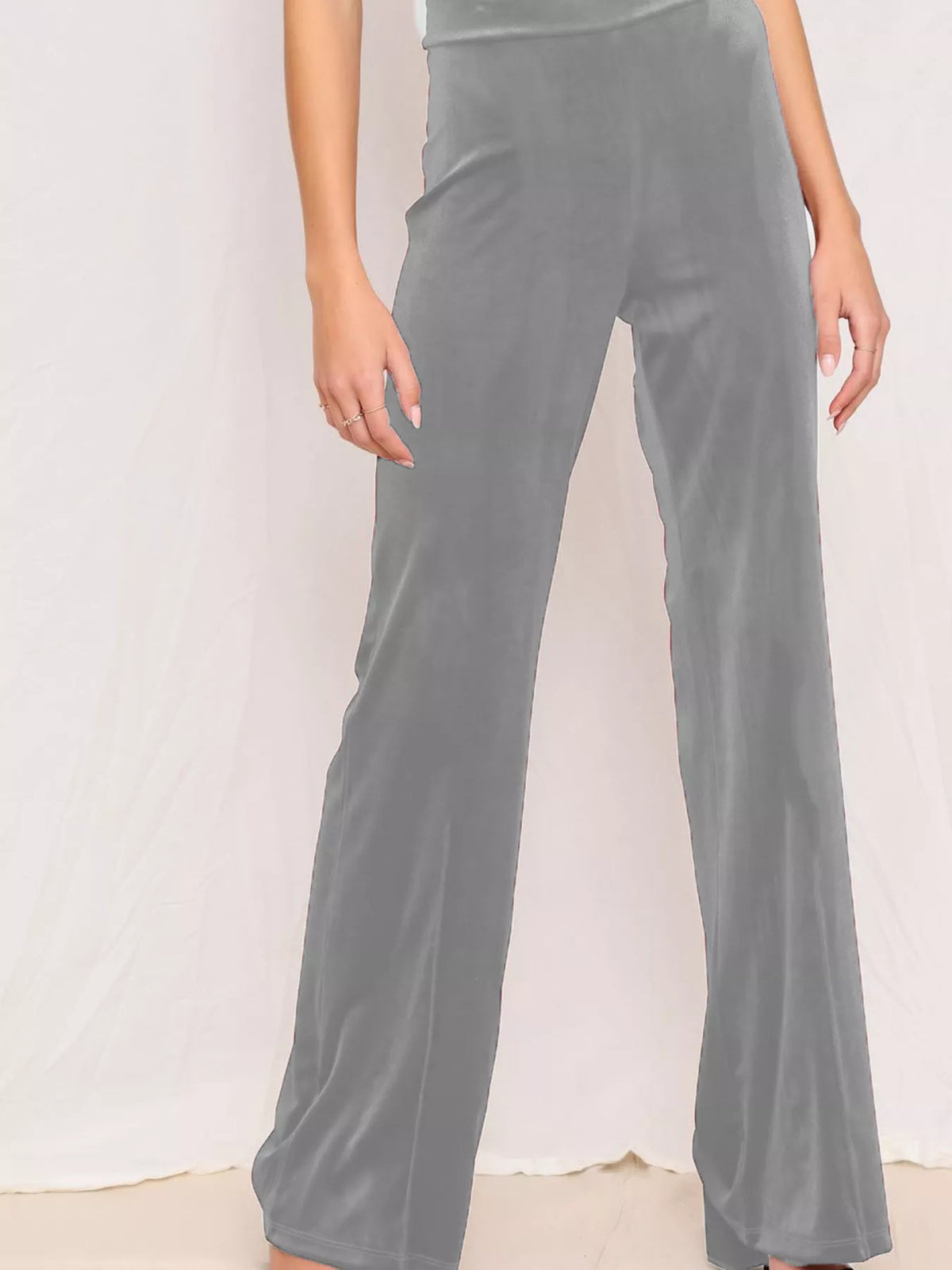 Full Size Velvet Wide Leg Pants Plus (10)
