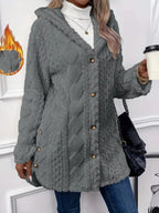 Full Size Button-down Hooded Outerwear Plus (17)