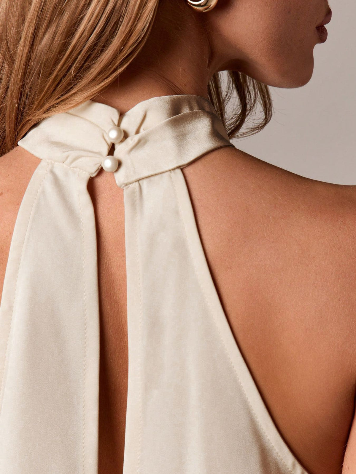 Halter Neck Lace Trim Cami (5)