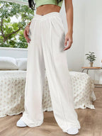 Elastic Waist Wide Leg Pants (20)