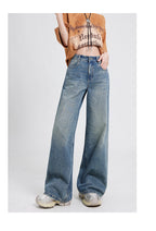 Wide Leg Jeans High Waist Baggy Straight Trousers photo 25