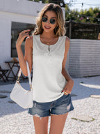 Half-zip Round Neck Tank (3)
