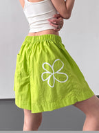 Elastic Waist Shorts (11)