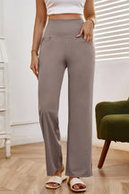 High Waist Wide Leg Pants Pockets (11)