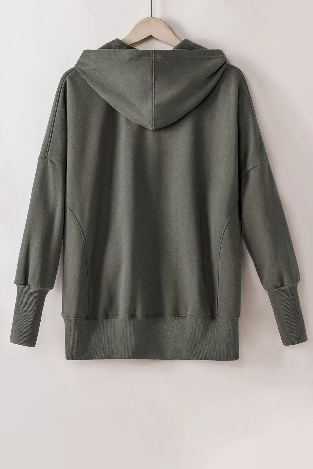 Quarter-snap Dropped Shoulder Hoodie (28)