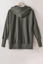 Quarter-snap Dropped Shoulder Hoodie (28)