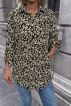 Leopard Roll-tap Sleeve Shirt (9)