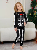 Full Size Matching Family Skeleton Pajama Set Plus (10)