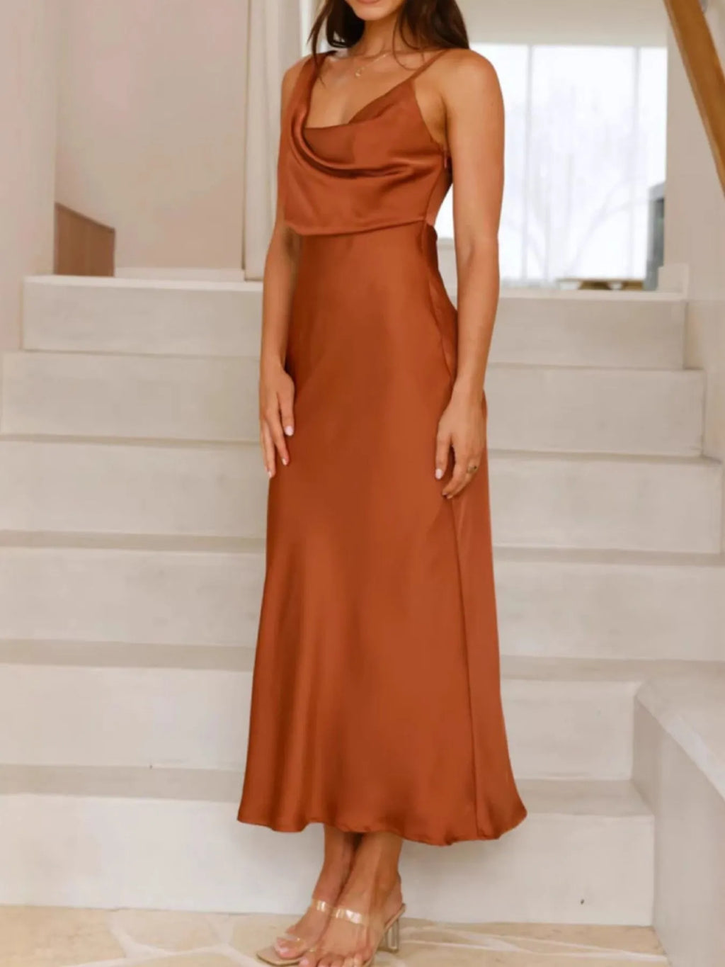Satin Asymmetrical Midi Dress (28)