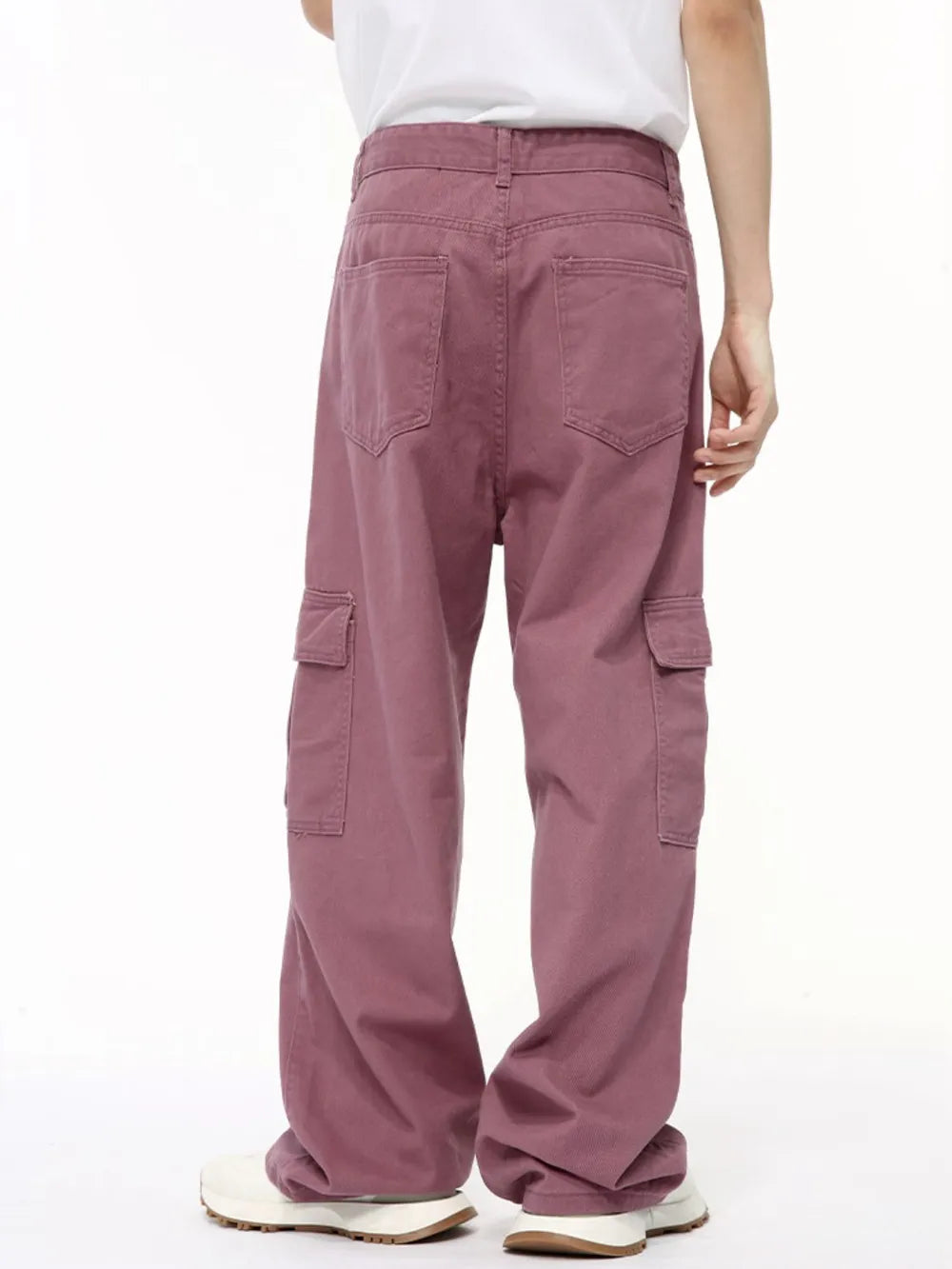 Wide Leg Cargo Jeans (4)