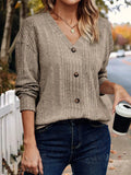 V-neck Long Sleeve T-shirt