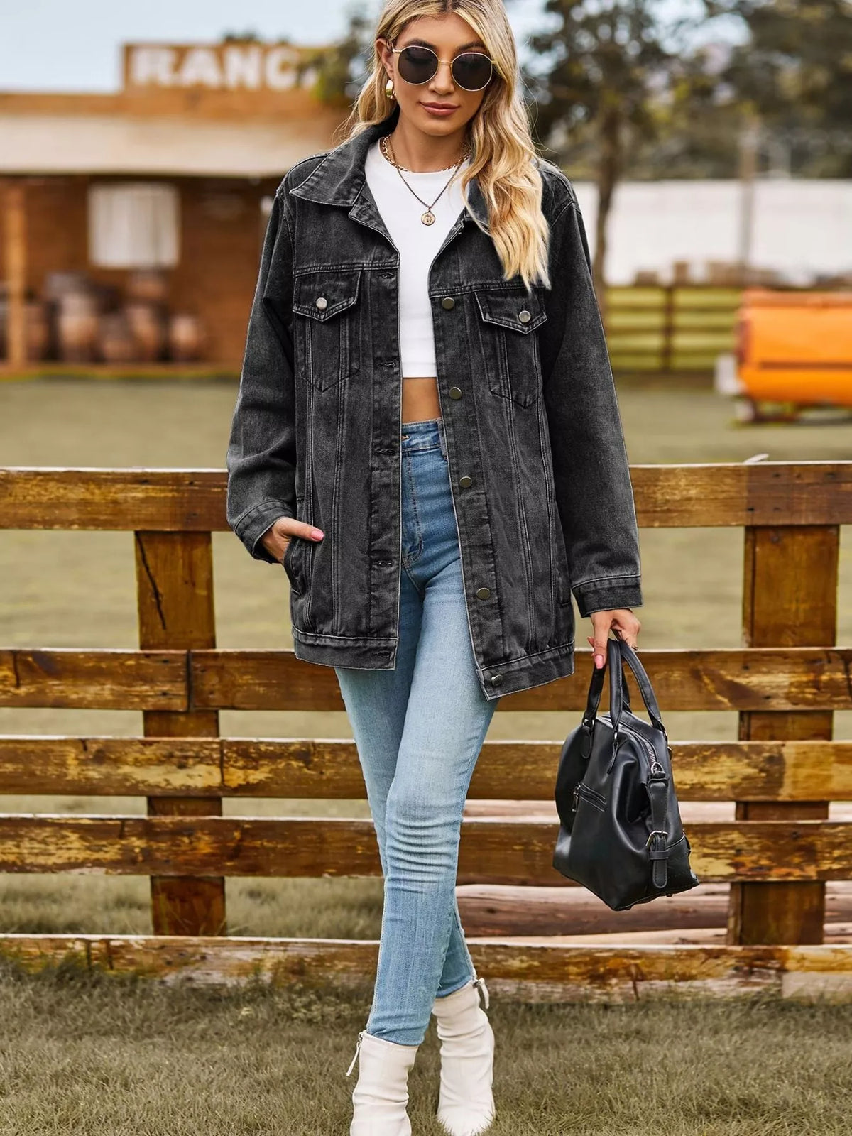 Button Up Long Sleeve Denim Jacket (11)