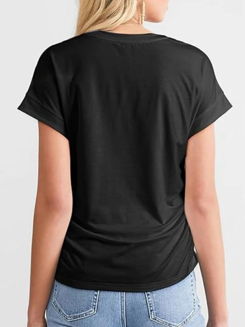 Round Neck Short Sleeve T-shirt (15)