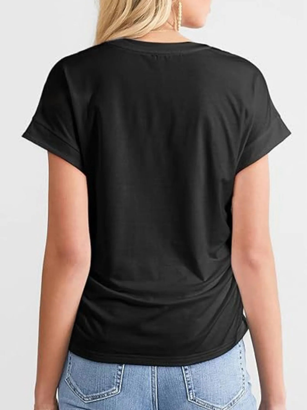 Round Neck Short Sleeve T-shirt (15)