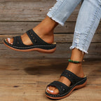 Open Toe Flats Sandals (3)