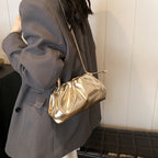 Advanced Texture Silver Dumpling Bag Shoulder photo 3