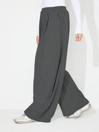 Elastic Waist Wide Leg Pants Pockets (12)