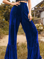 Velvet High Waist Wide Leg Pants (17)
