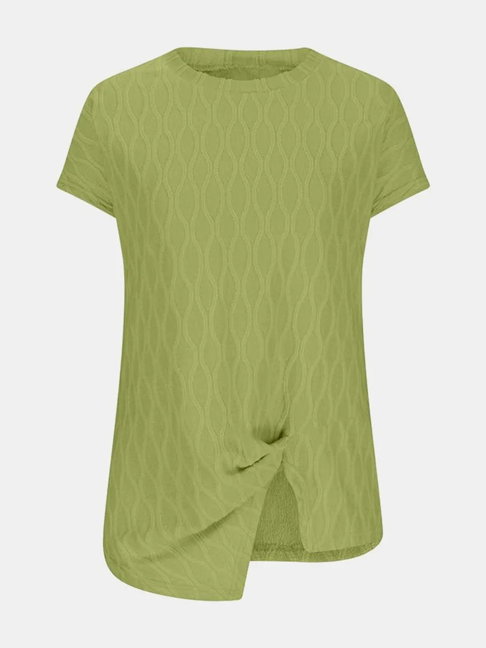 Full Size Round Neck Short Sleeve T-shirt (17)