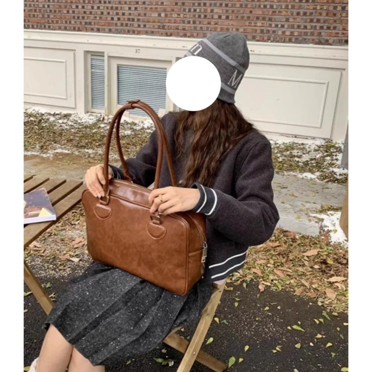 Versatile Large Capacity One-shoulder Lazy Wind Commuter Bag photo 5