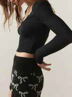 Notched Long Sleeve T-shirt (22)