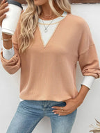 Contrast Dropped Shoulder Sweatshirt (10)