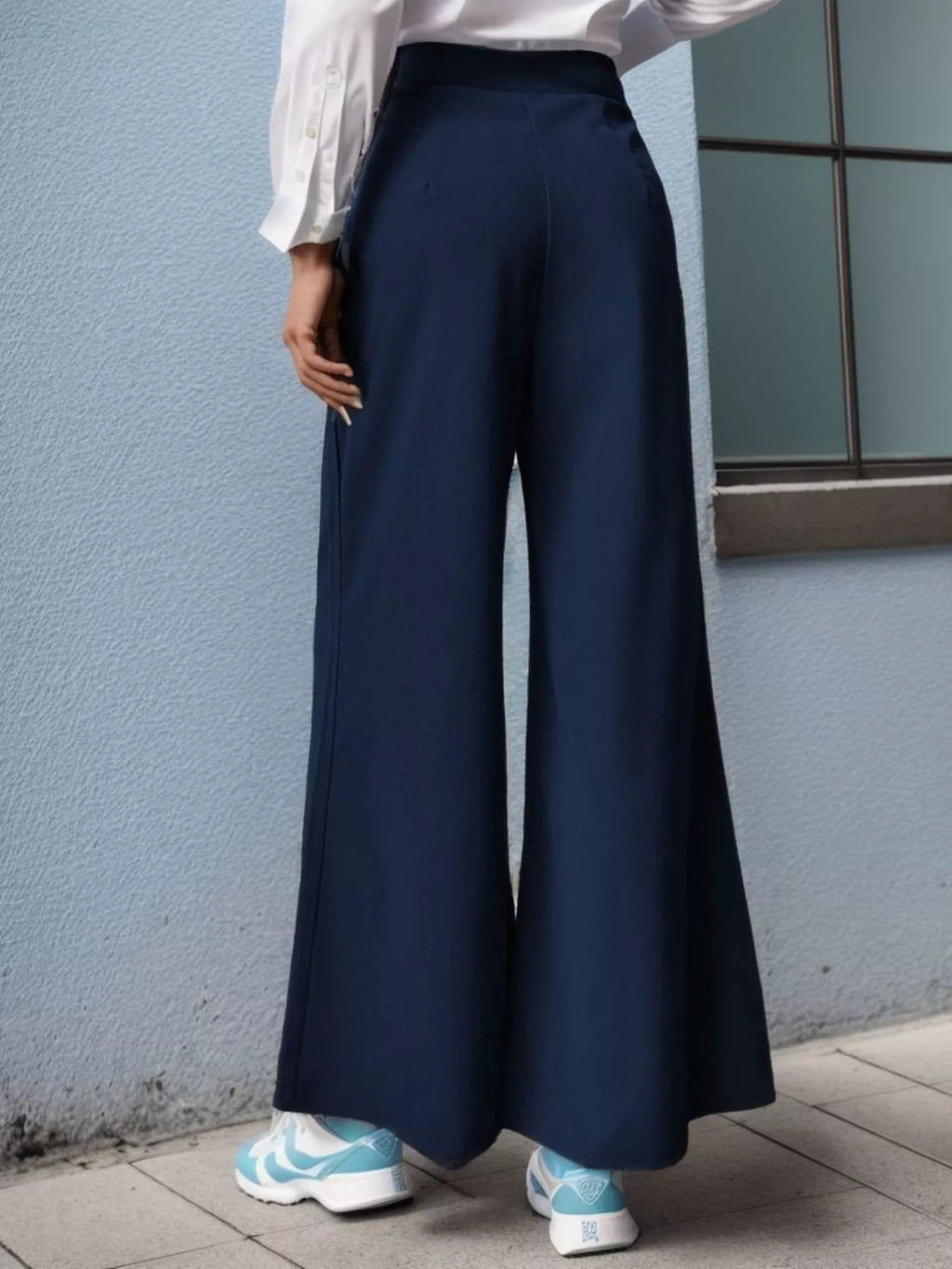 High-waisted Wide-leg Pants (7)