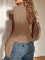 Lettuce Edge Flare Sleeve Top (13)