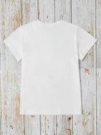 Mama Round Neck Short Sleeve T-shirt (8)