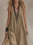 Full Size Scoop Neck Sleeveless Maxi Dress Plus (8)