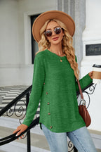 Round Neck Long Sleeve T-shirt (11)