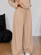 Full Size One-shoulder Top Drawstring Pants Set Plus (9)