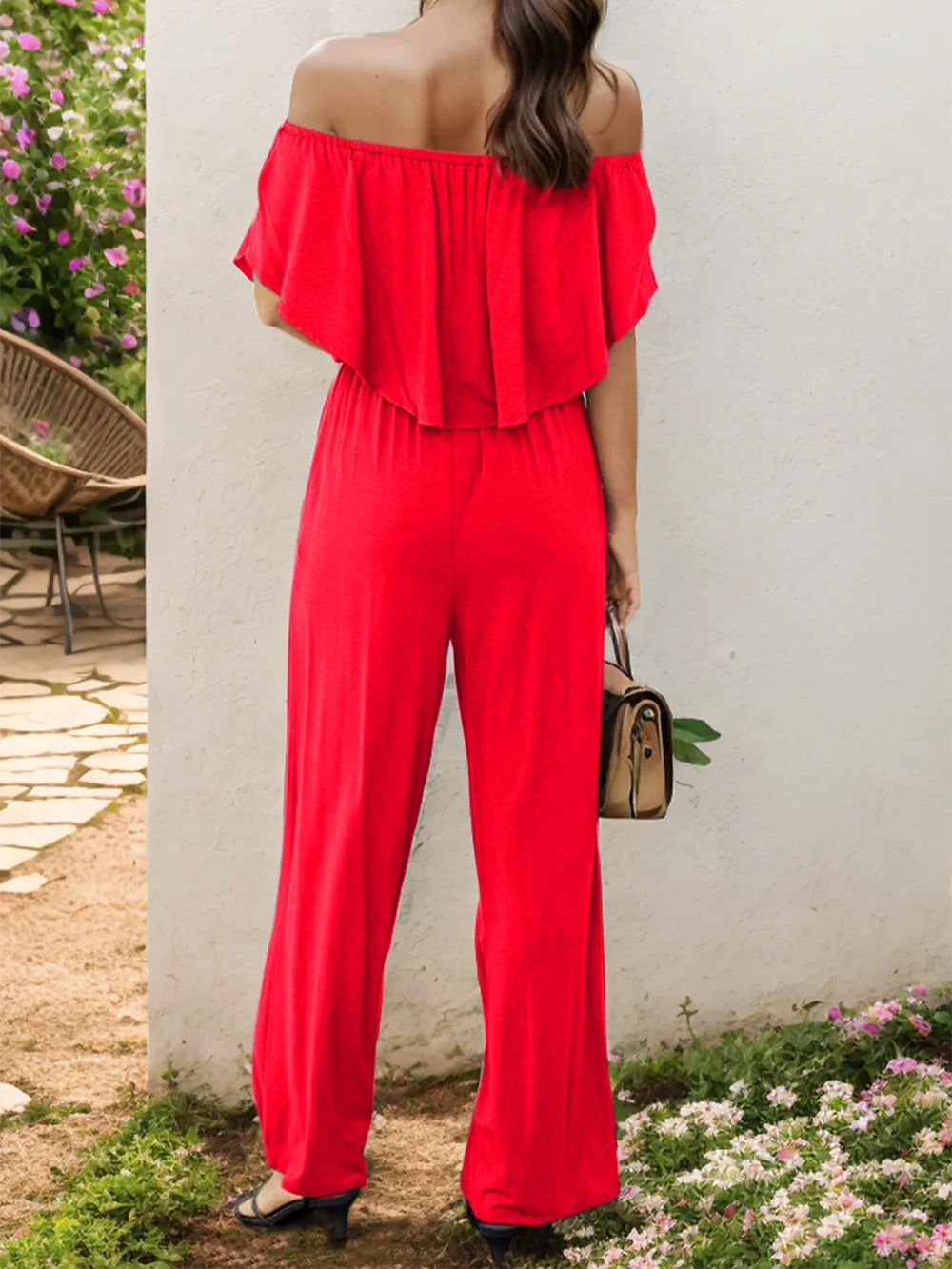 Off-shoulder Wide Leg Jumpsuit (9)