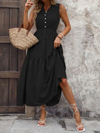 Notched Sleeveless Maxi Tank Dress (15)