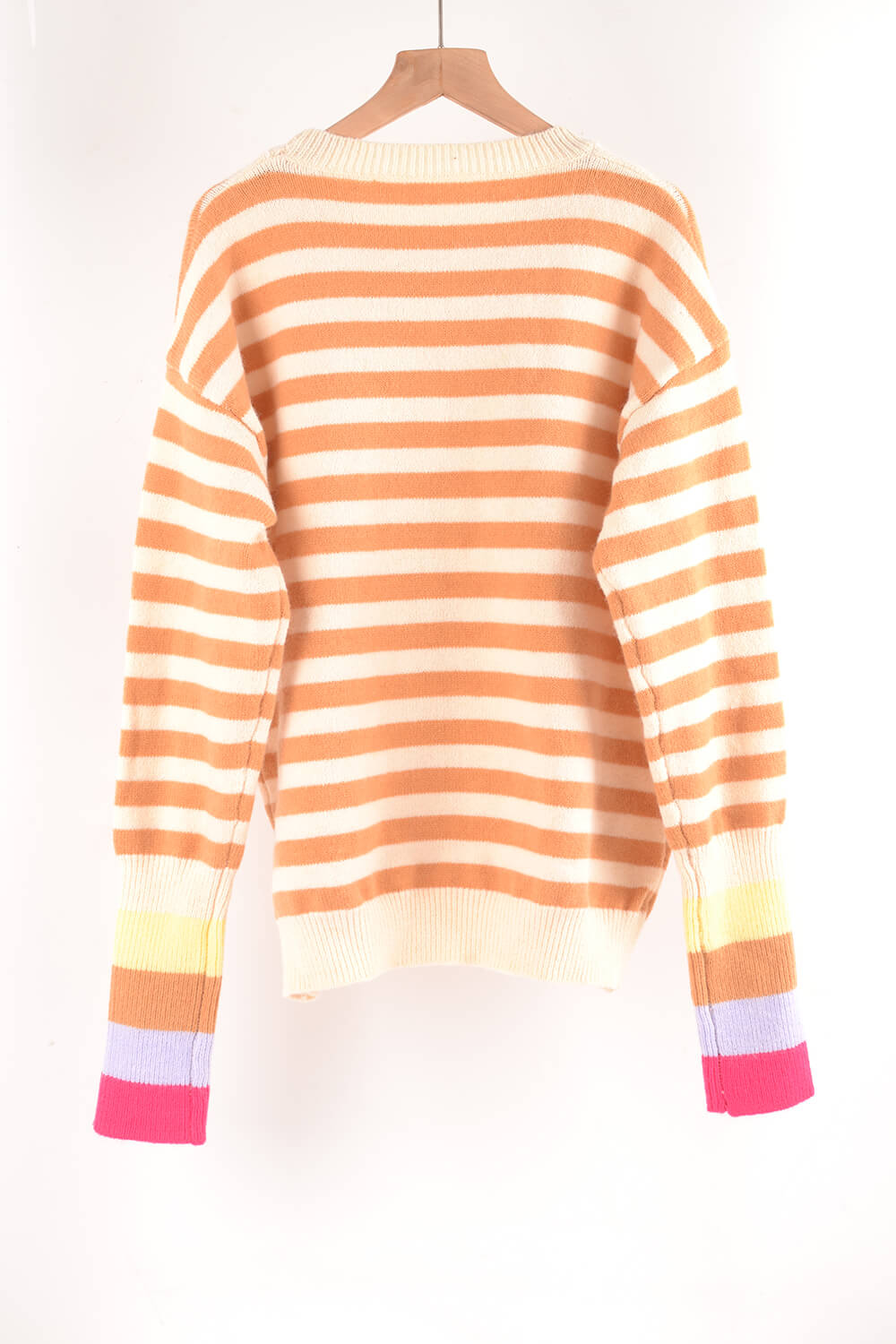 Warm Spice Striped Round Neck Sweater (11)