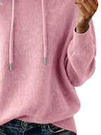 Drawstring Long Sleeve Hooded Sweater (18)