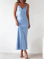 Satin Backless Cami Dress (4)
