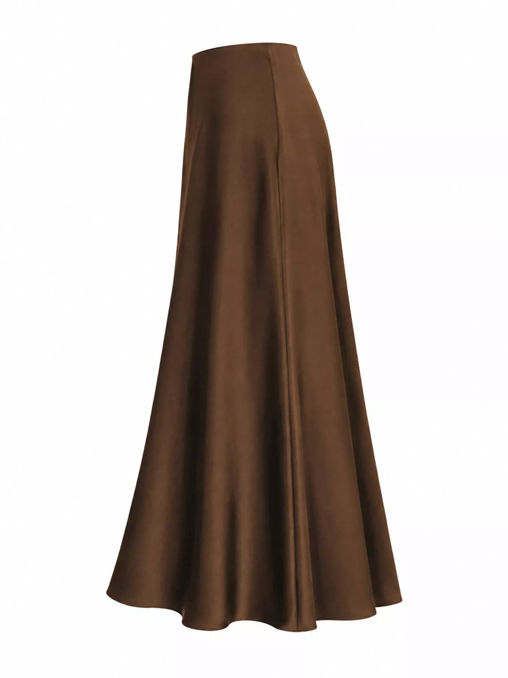Full Size High-waisted Satin Midi Skirt Plus (13)