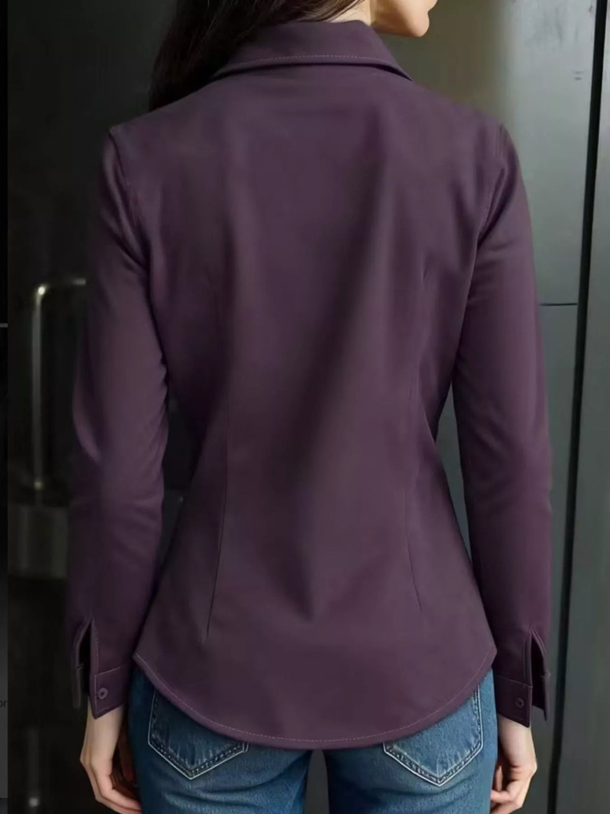 Classic Slim-fit Long Sleeve Shirt (5)