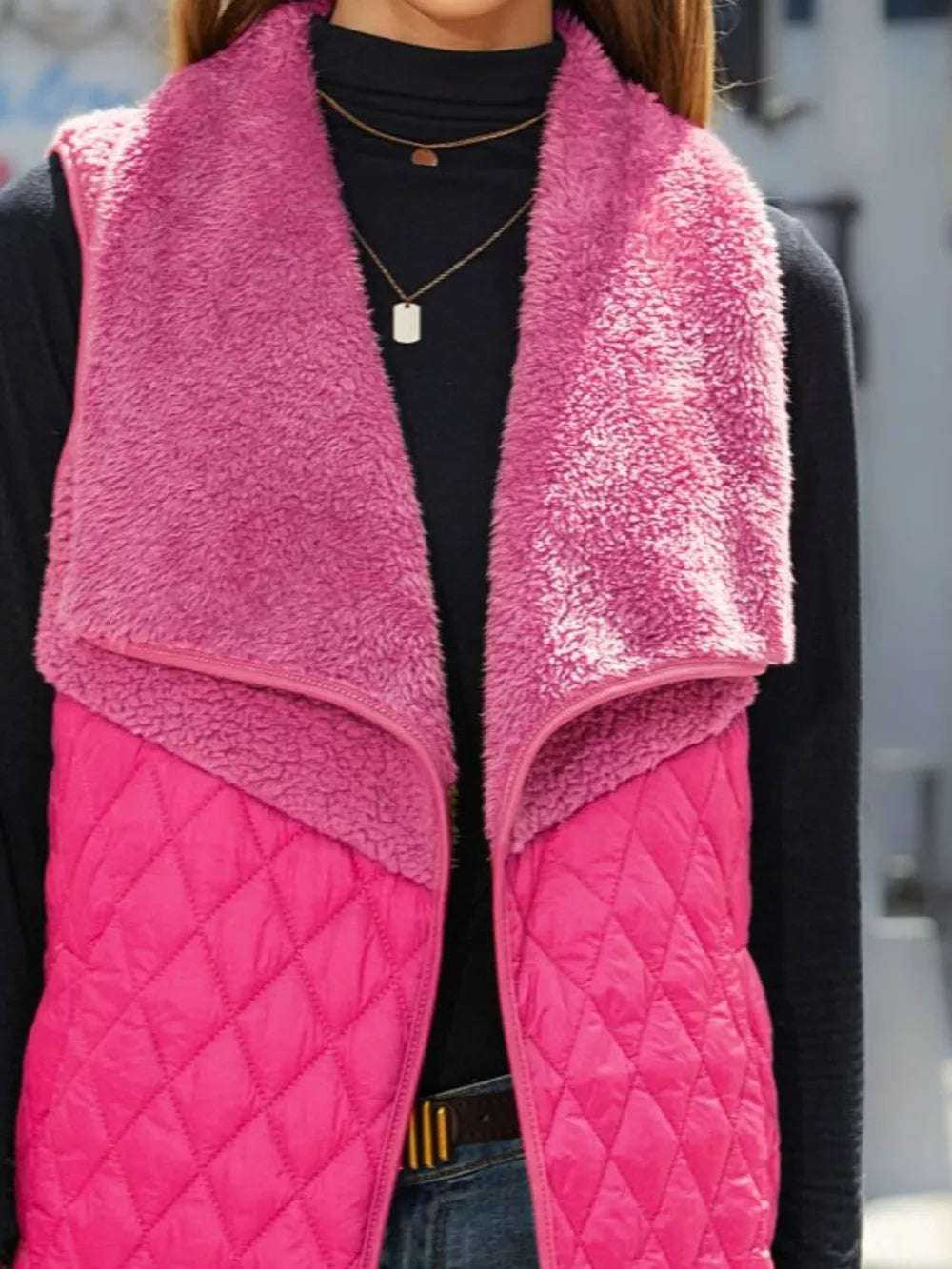 Open Front Collared Vest (4)