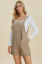 Full Size Texture Sleeveless Romper (9)